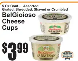 SuperFresh BelGioioso Cheese Cups offer