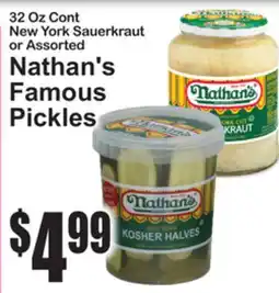 SuperFresh Nathan's Famous Pickles offer