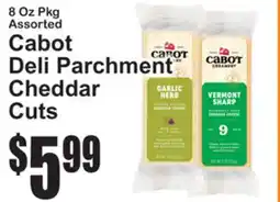 SuperFresh Cabot Deli Parchment Cheddar Cuts offer