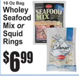 SuperFresh 16 Oz Bag Wholey Seafood Mix or Squid Rings offer