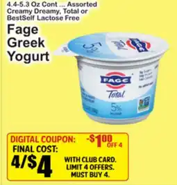 SuperFresh Fage Greek Yogurt offer