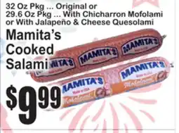 SuperFresh Mamita's Cooked Salami offer