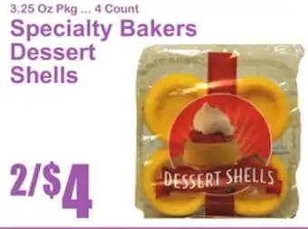 SuperFresh Specialty Bakers Dessert Shells offer
