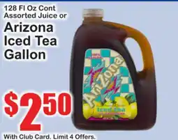 SuperFresh Arizona Iced Tea Gallon offer