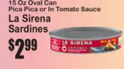 SuperFresh La Sirena Sardines offer