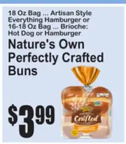 SuperFresh Nature's Own Perfectly Crafted Buns offer