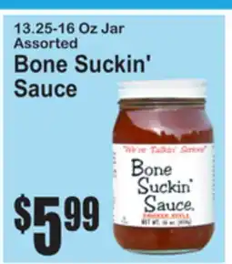 SuperFresh 13.25-16 Oz Jar Assorted Bone Suckin' Sauce offer