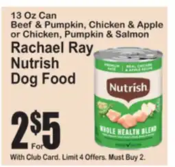 SuperFresh Rachael Ray Nutrish Dog Food offer