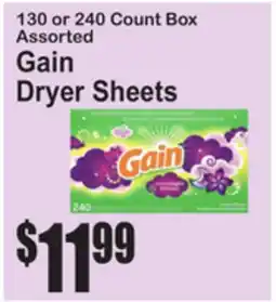 SuperFresh Gain Dryer Sheets offer
