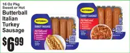 SuperFresh Butterball Italian Turkey Sausage offer