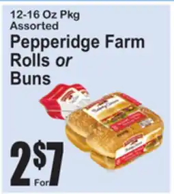 SuperFresh Pepperidge Farm Rolls or Buns offer