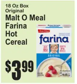 SuperFresh Original Malt O Meal Farina Hot Cereal offer