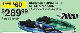 Dunham's Sports ULTIMATE 100NXT SIT-IN OR SIT-ON KAYAK offer