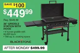 Dunham's Sports 36 GRIDDLE STATION WITH HOOD offer