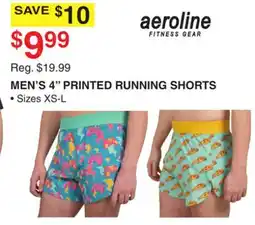 Dunham's Sports AEROLINE MEN'S 4 PRINTED RUNNING SHORTS offer