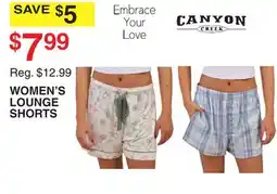 Dunham's Sports WOMEN'S LOUNGE SHORTS offer
