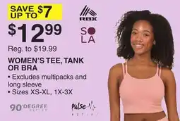 Dunham's Sports WOMEN'S TEE, TANK OR BRA offer
