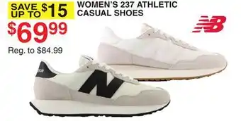 Dunham's Sports NEW BALANCE WOMEN'S 237 ATHLETIC CASUAL SHOES offer