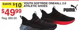 Dunham's Sports PUMA YOUTH SOFTRIDE ONE4ALL 2.0 ATHLETIC SHOES offer