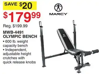Dunham's Sports MARCY OLYMPIC BENCH offer