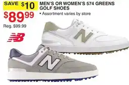 Dunham's Sports NEW BALANCE MEN'S OR WOMEN'S 574 GREENS GOLF SHOES offer