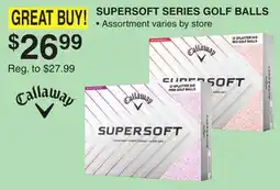 Dunham's Sports SUPERSOFT SERIES GOLF BALLS offer