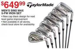 Dunham's Sports MEN'S SIM2 MAX 5-PW IRON SET offer