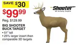 Dunham's Sports BIG SHOOTER BUCK TARGET offer