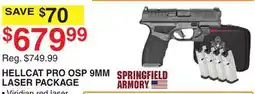 Dunham's Sports HELLCAT PRO OSP 9MM LASER PACKAGE offer