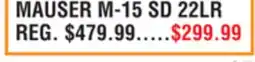 Dunham's Sports MAUSER M-15 SD 22LR offer