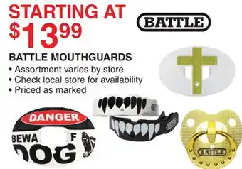 Dunham's Sports BATTLE MOUTHGUARDS offer