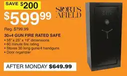 Dunham's Sports SPORTS AFIELD 30+4 GUN FIRE RATED SAFE offer