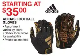 Dunham's Sports ADIDAS FOOTBALL GLOVES offer