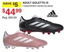 Dunham's Sports ADIDAS ADULT GOLETTO IX offer
