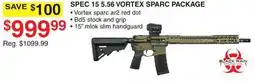 Dunham's Sports SPEC 15 5.56 VORTEX SPARC PACKAGE offer