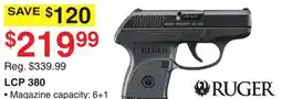 Dunham's Sports RUGER LCP 380 offer