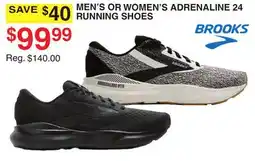 Dunham's Sports BROOKS MEN'S OR WOMEN'S ADRENALINE 24 RUNNING SHOES offer