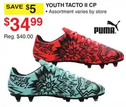 Dunham's Sports PUMA YOUTH TACTO II CP offer