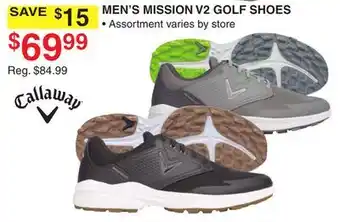 Dunham's Sports CALLAWAY MEN'S MISSION V2 GOLF SHOES offer