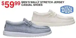 Dunham's Sports MEN'S WALLY STRETCH JERSEY CASUAL SHOES offer