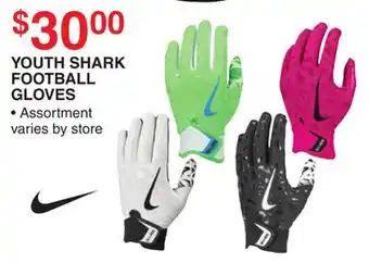 Dunham's Sports YOUTH SHARK FOOTBALL GLOVES offer
