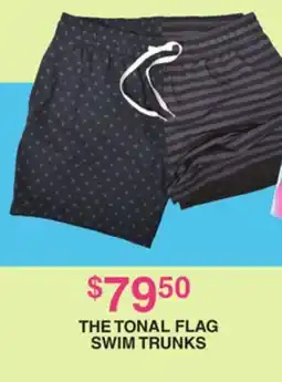 Dunham's Sports THE TONAL FLAG SWIM TRUNKS offer