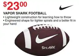 Dunham's Sports NIKE VAPOR SHARK FOOTBALL offer