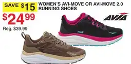 Dunham's Sports AVIA WOMEN'S AVI-MOVE OR AVI-MOVE 2.0 RUNNING SHOES offer