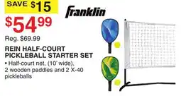 Dunham's Sports FRANKLIN REIN HALF-COURT PICKLEBALL STARTER SET offer