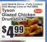 Key Food Tyson Glazed Chicken Drumsticks offer