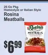 Key Food Rosina Meatballs offer