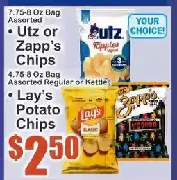 Key Food Lay's Potato Chips offer