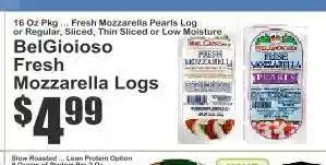 Key Food BelGioioso Fresh Mozzarella Logs offer