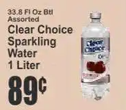 Key Food Clear Choice Sparkling Water offer